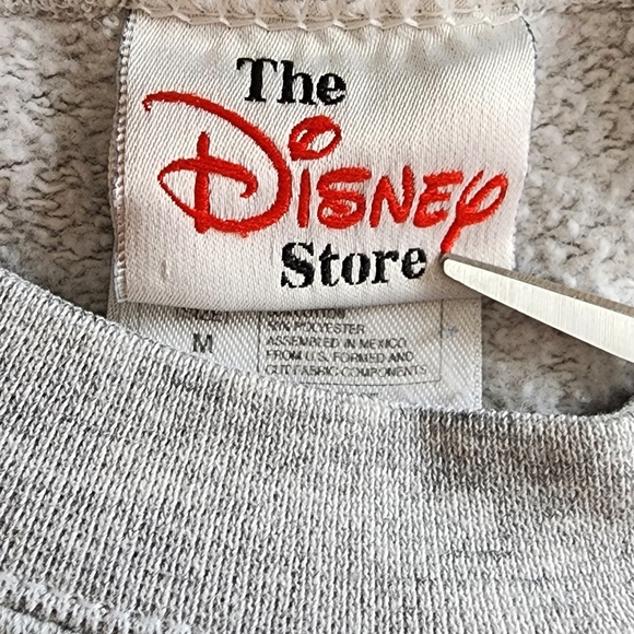 DISNEY Vintage Winnie-the-Pooh Gray Sweatshirt Women's Medium‎ - Picture 5 of 7